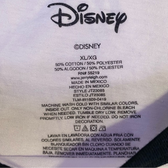 disney mickey mouse NWOT name logo colorful graphic tee - Picture 5 of 5